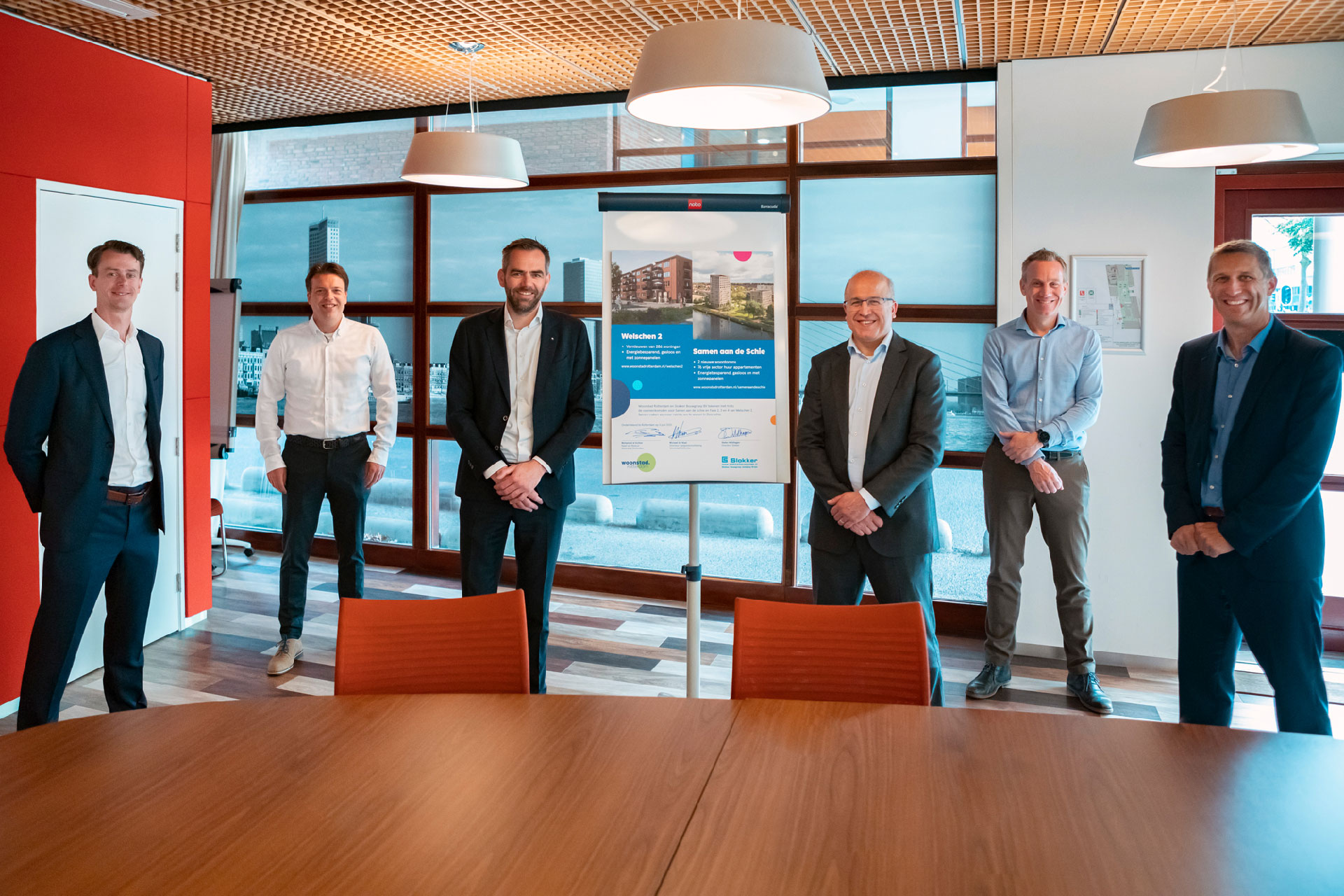 Woonstad Rotterdam en Slokker Bouwgroep samen druk aan de slag in Rotterdam!